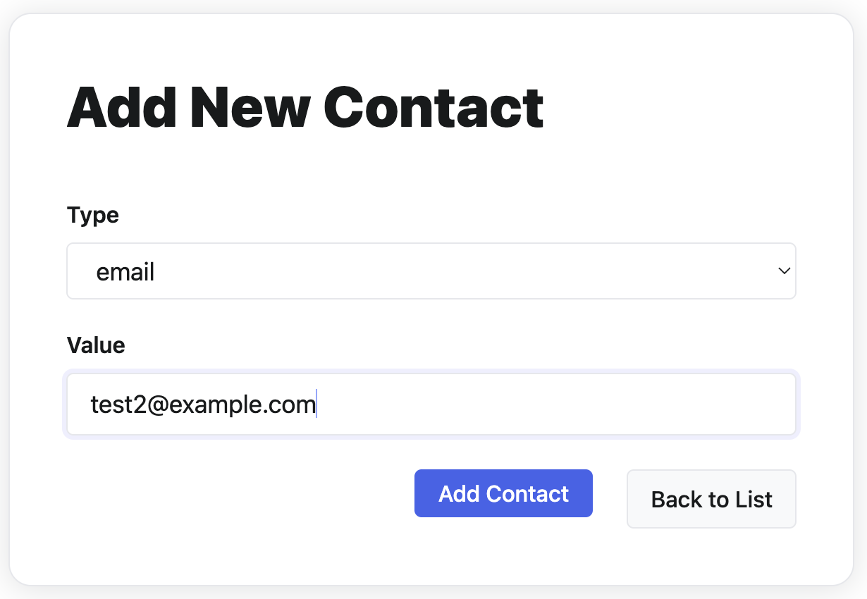 Screenshot of AlertsDown notification settings
